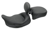 Mustang 08-21 Harley Electra Glide Std,Rd Glide,Rd King,Str Glide Touring Solo Seat - Black Mustang Motorcycle Solo Motorcycle Seats  AXOPROS