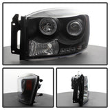 Spyder Dodge Ram 1500 06-08/Ram 2500 06-09 Projector Headlights LED Halo LED Blk PRO-YD-DR06-HL-BK SPYDER Headlights  AXOPROS