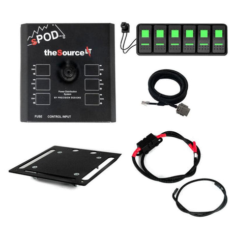 SPOD sPOD SourceLT Modular w/Green LED for 36in Battery Cables Switch Panels aftermarket performance part