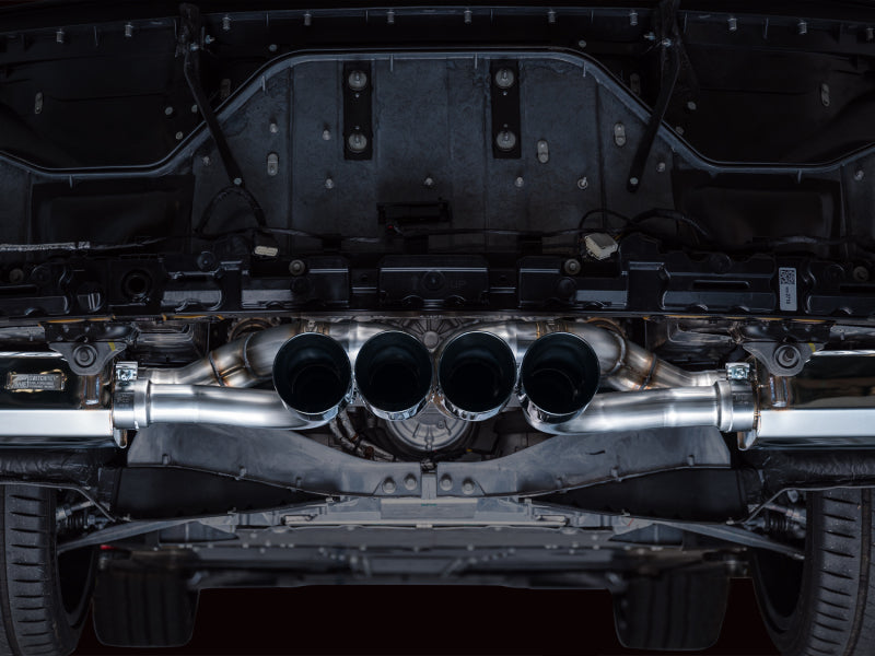 AWE 2023 C8 Corvette Z06 SwitchPath Cat-Back Exhaust - Diamond Black Tips AWE Tuning Catback  AXOPROS