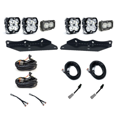 Baja Designs Baja Designs 17-20 Ford Raptor Squadron Sport 2.0/S2 Fog Pocket Kit (Multi Patterns) - Clear Fog Lights aftermarket performance part