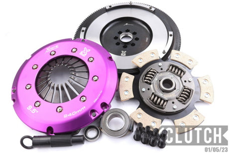 XCLUTCH XClutch 17-21 Honda Civic Type R 2.0L Stage 2R Extra HD Sprung Ceramic Clutch Kit Clutch Kits - Single aftermarket performance part