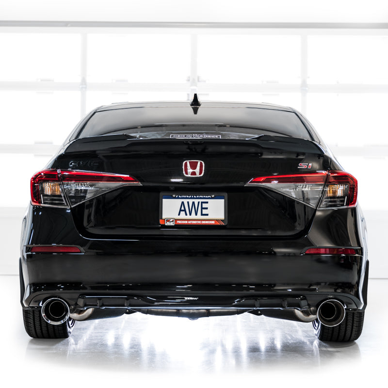 AWE Tuning 22+ Honda Civic Si/Acura Integra Track Edition Catback Exhaust - Dual Chrome Silver Tips AWE Tuning Catback  AXOPROS