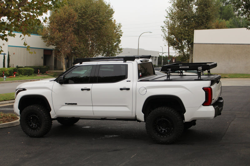 Go Rhino 22-23 Toyota Tundra CrewMax Ceros Low Profile Roof Rack - Tex. Blk Go Rhino Roof Rack  AXOPROS