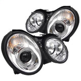 Spyder Mercedes Benz CLK 98-02 Projector Headlights Halogen Model- LED Halo Chrm PRO-YD-MBCLK98-HL-C SPYDER Headlights  AXOPROS