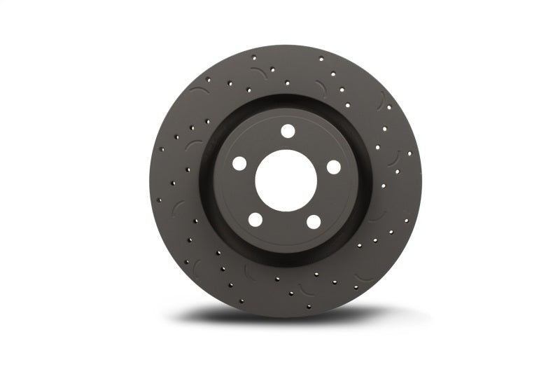 Hawk Talon 2007 Audi Q7 Iron Disc Drilled and Slotted Rear Brake Rotor Set Hawk Performance Brake Rotors - Slot & Drilled  AXOPROS