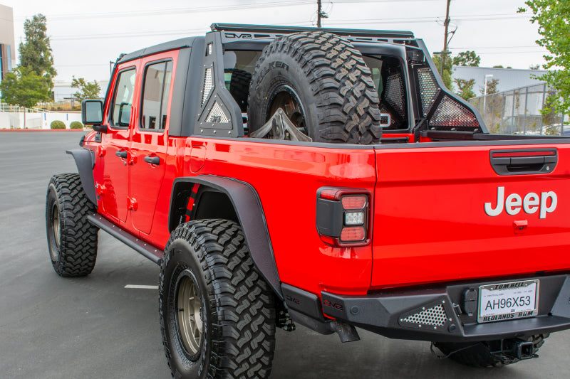 DV8 Offroad 2019+ Jeep Gladiator Bolt On Chase Rack DV8 Offroad Chase Racks  AXOPROS