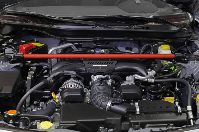 PERRIN 13-25 Subaru BRZ / Toyota GR86/86 / Scion FR-S Front Strut Brace - Red Perrin Performance Strut Bars  AXOPROS