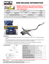 HKS Hi-Power Muffler SPEC-L2 FK8 K20C HKS Catback  AXOPROS