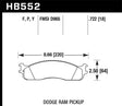 Hawk Super Duty Street Front Brake Pads Hawk Performance Brake Pads - Performance  AXOPROS