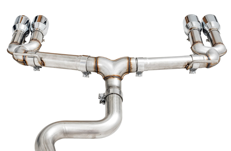 AWE Tuning Audi 8V S3 Track Edition Exhaust w/Chrome Silver Tips 102mm AWE Tuning Catback  AXOPROS