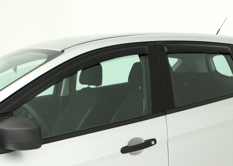 AVS 18-21 Hyundai Accent Ventvisor Outside Mount Deflectors 4pc - Smoke AVS Wind Deflectors  AXOPROS