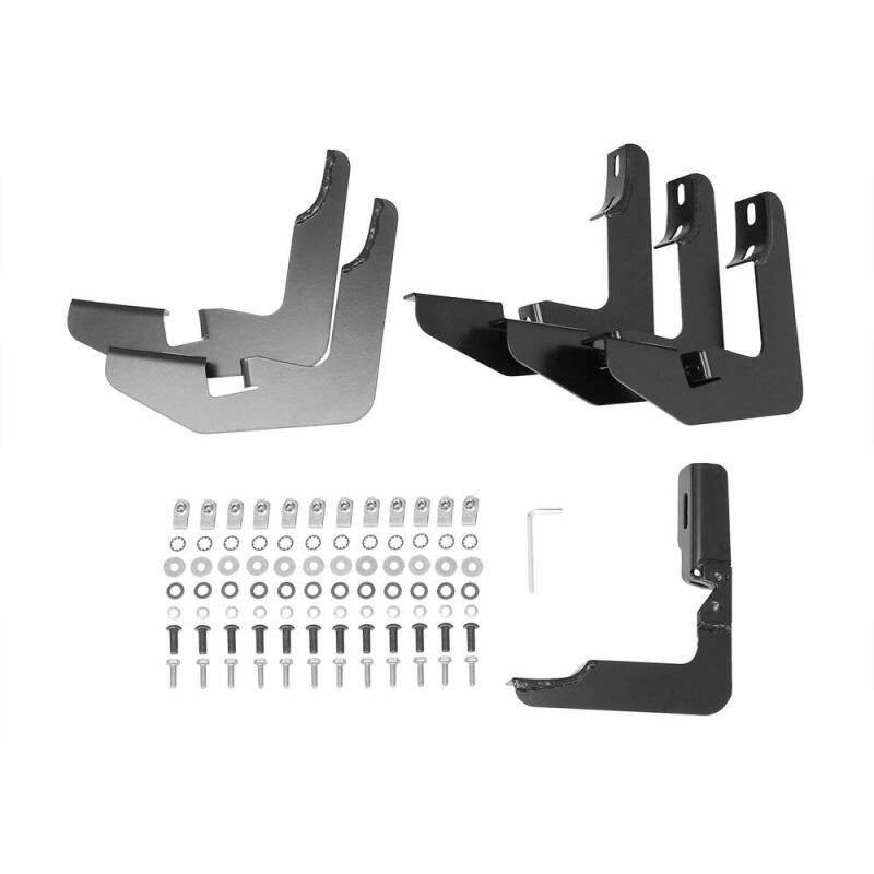 Westin 2009-2018 Dodge/Ram 1500/2500/3500 Crew Cab PRO TRAXX 5 Oval Nerf Step Bars - Black Westin Nerf Bars  AXOPROS