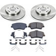 Power Stop 17-19 Hyundai Elantra Front Autospecialty Brake Kit PowerStop Brake Kits - OE  AXOPROS