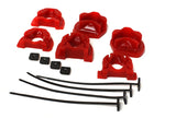 Energy Suspension 92-00 Honda Civic (Except 99-00 Si) / 93-97 Del Sol Red Motor Mount Inserts (Manua Energy Suspension Bushing Kits  AXOPROS