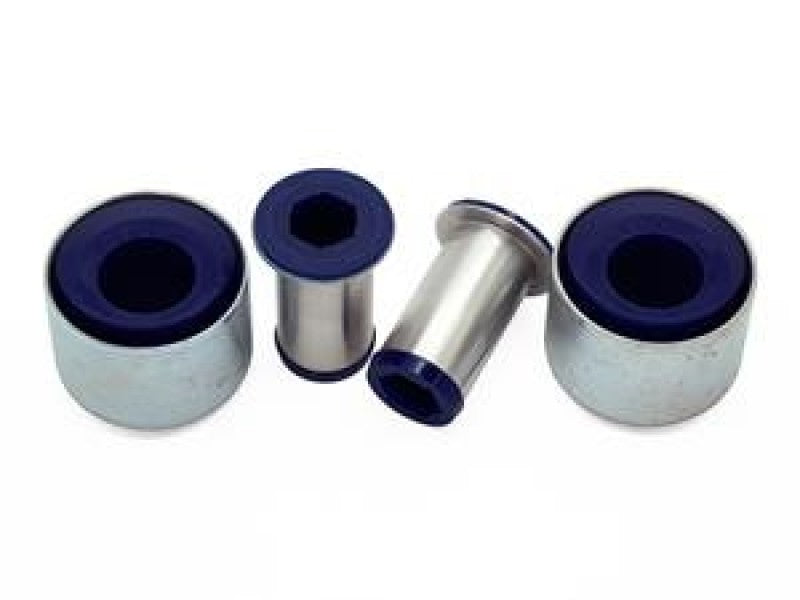 SuperPro 2002 Mini Cooper Base Fr Lower Inner Rearward Control Arm Bushing Kit Double Offset +Caster Superpro Bushing Kits  AXOPROS