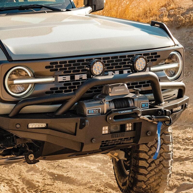 Westin 21-23 Bronco (Excl. Sport) XTS Round Bull Bar - Tex. Blk Westin Bull Bars  AXOPROS