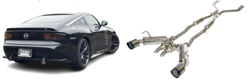 HKS FULL DUAL MUFFLER RZ34 VR30DDTT HKS Catback  AXOPROS