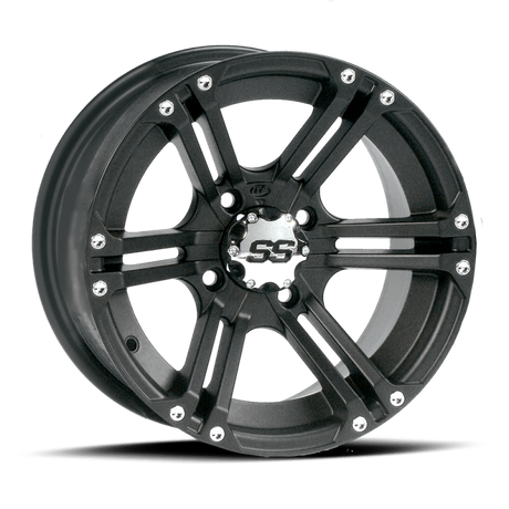 ITP ITP SS 212 14x8 / 4x110 BP / 3+5 Offset Black Wheel Wheels - Cast aftermarket performance part