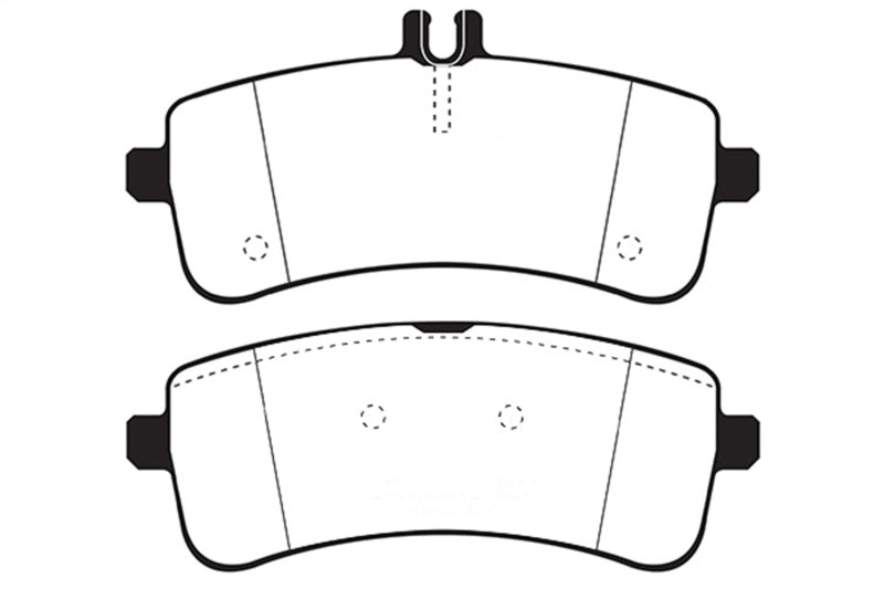 EBC 2015+ Mercedes-Benz C63 AMG (W205) Yellowstuff Rear Brake Pads EBC Brake Pads - Performance  AXOPROS
