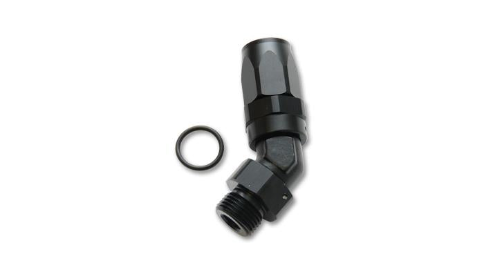 Vibrant Male -8AN 45 Degree Hose End Fitting - 7/8-14 Thread (10) Vibrant Fittings  AXOPROS