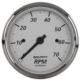 AutoMeter Gauge Tachometer 3-1/8in. 7K RPM In-Dash American Platinum AutoMeter Gauges  AXOPROS