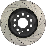 StopTech 09 VW Passat CC / 06-09 Passat Slotted & Drilled Left Rear Rotor Stoptech Brake Rotors - Slot & Drilled  AXOPROS