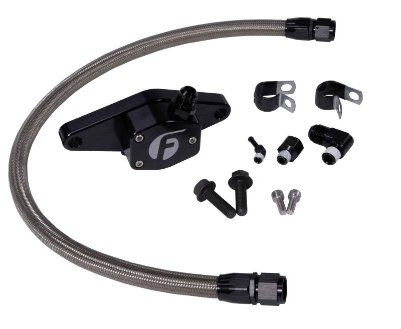 Fleece Performance 94-98 12V Coolant Bypass Kit w/ Stainless Steel Braided Line Fleece Performance Coolant Bypass Kits  AXOPROS
