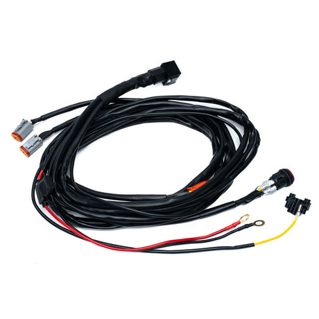 Baja Designs Baja Designs Squadron 2.0 Harness - 4-Pin Deutsch / 2-Light Harness Light Accessories and Wiring aftermarket performance part