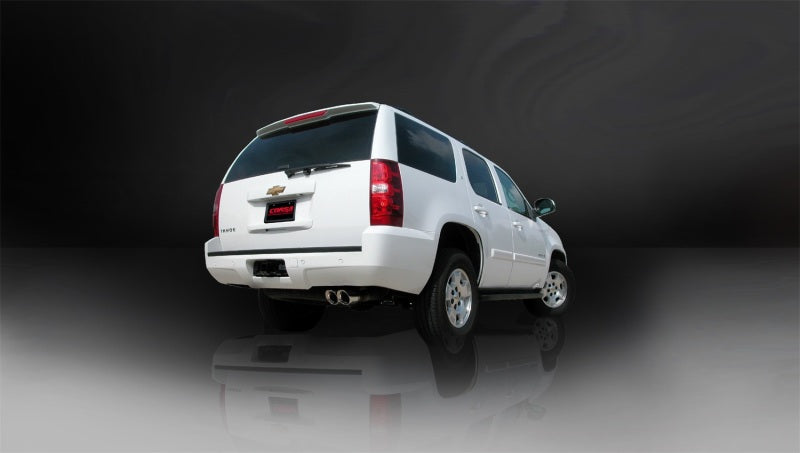 Corsa 2009-2014 Chevrolet Tahoe 5.3L V8 Polished Sport Cat-Back Exhaust CORSA Performance Catback  AXOPROS