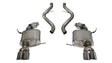 Corsa 2008-2012 BMW M3 Convertible E93 Polished Sport Cat-Back Exhaust CORSA Performance Catback  AXOPROS