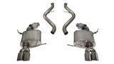 Corsa 2008-2012 BMW M3 Convertible E93 Polished Sport Cat-Back Exhaust CORSA Performance Catback  AXOPROS