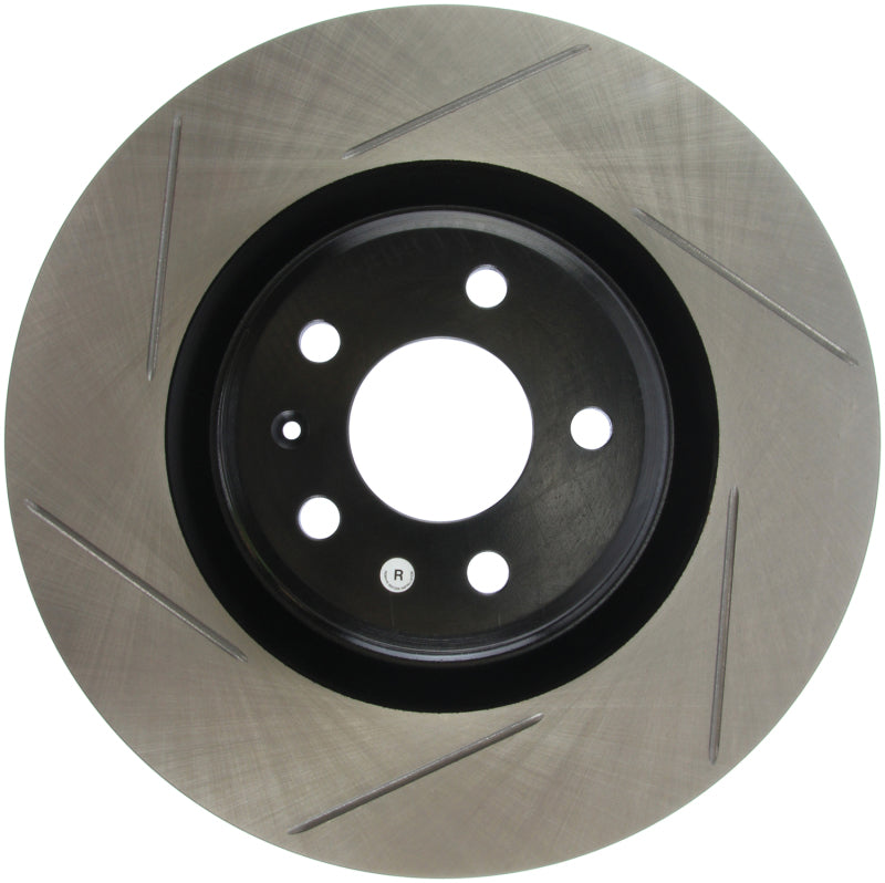 StopTech Power Slot 10-6/11 Audi S4 / 08-11 S5 Front Right Slotted Rotor Stoptech Brake Rotors - Slotted  AXOPROS