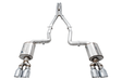 AWE Tuning 2015+ Dodge Challenger 6.4L/6.2L Non-Resonated Touring Edition Exhaust - Quad Silver Tips AWE Tuning Catback  AXOPROS