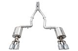 AWE Tuning 2015+ Dodge Challenger 6.4L/6.2L Non-Resonated Touring Edition Exhaust - Quad Silver Tips AWE Tuning Catback  AXOPROS