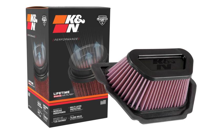K&N 20-23 Yamaha YZF R1/M 998 Replacement Air Filter K&N Engineering Air Filters - Direct Fit  AXOPROS