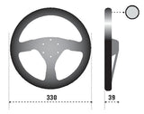 Sparco Steering Wheel 323 Suede Black SPARCO Steering Wheels  AXOPROS