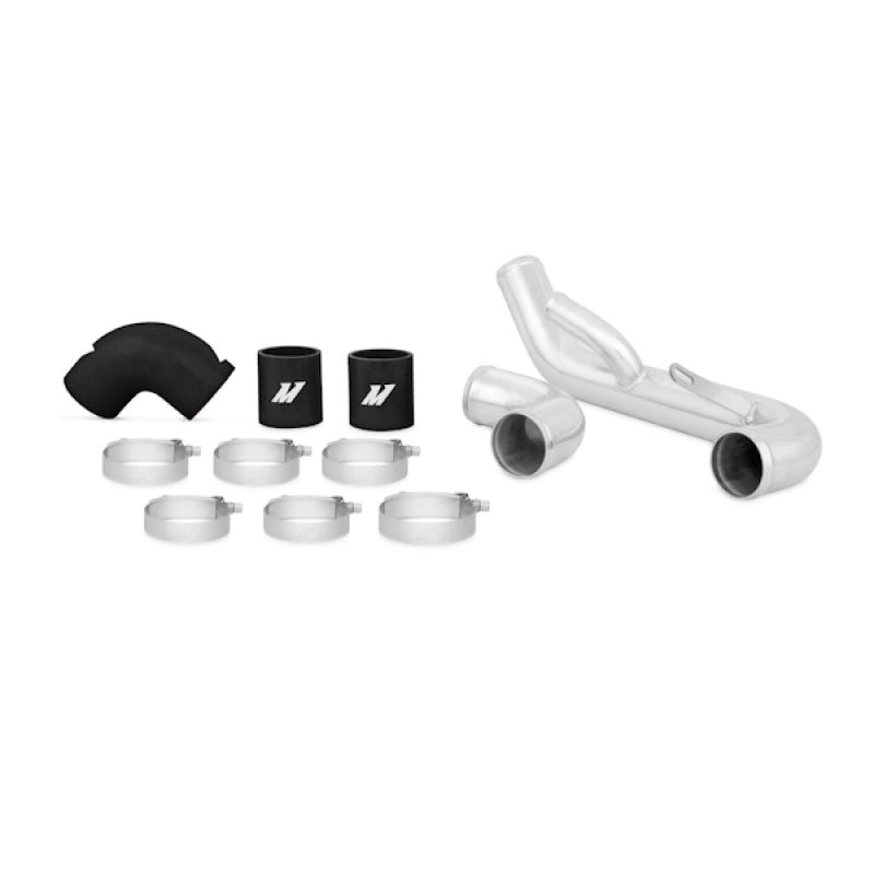 Mishimoto 08+ Mitsubishi Lancer Evolution X Black Lower Intercooler Pipe Kit Mishimoto Intercooler Pipe Kits  AXOPROS