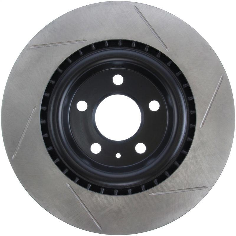 StopTech Power Slot 12-13 Audi A6 Quattro/11-12 A7 Quattro / 10-13 S4 Rear Right Slotted Rotor Stoptech Brake Rotors - Slotted  AXOPROS