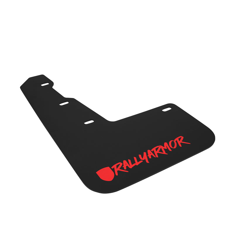 Rally Armor 15-21 Subaru WRX/STI Black UR Mud Flap w/Red Altered Font Logo Rally Armor Mud Flaps  AXOPROS