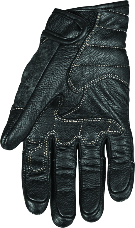 Speed and Strength Speed and Strength Rust and Redemption Leather Gloves Black - Small Gloves aftermarket performance part