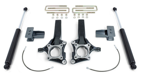 MaxTrac 15-18 Ford F-150 2WD 4.5in/2in MaxPro Spindle Lift Kit w/MaxTrac Shocks Maxtrac Steering Knuckles & Spindles  AXOPROS