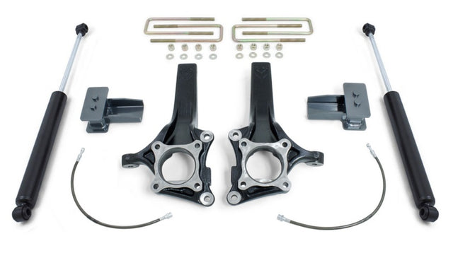MaxTrac 15-18 Ford F-150 2WD 4.5in/2in MaxPro Spindle Lift Kit w/MaxTrac Shocks Maxtrac Steering Knuckles & Spindles  AXOPROS