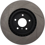 StopTech Power Slot 03-07 350z/ 03-04 G35 w/ Brembo SportStop Slotted Front Left Rotor Stoptech Brake Rotors - Slotted  AXOPROS