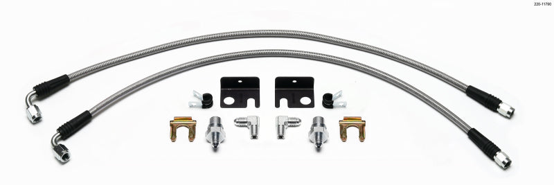 Wilwood Flexline Kit 01-Up Honda Fit Wilwood Brake Line Kits  AXOPROS