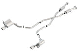 Borla 2015 Jeep Grand Cherokee SRT8 S-Type Dual Round Rolled Exit Catback Exhaust Borla Catback  AXOPROS