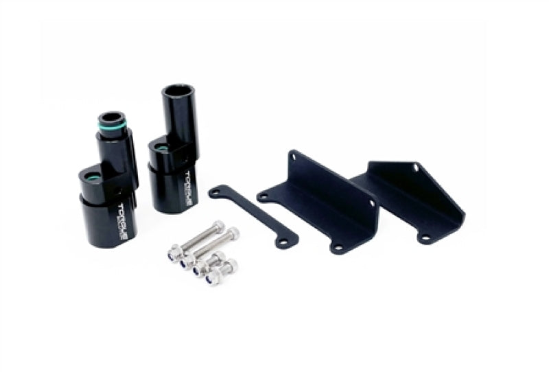 Torque Solution Billet Dual Pass Flex Fuel Sensor Bracket Torque Solution Flex Fuel Kit  AXOPROS