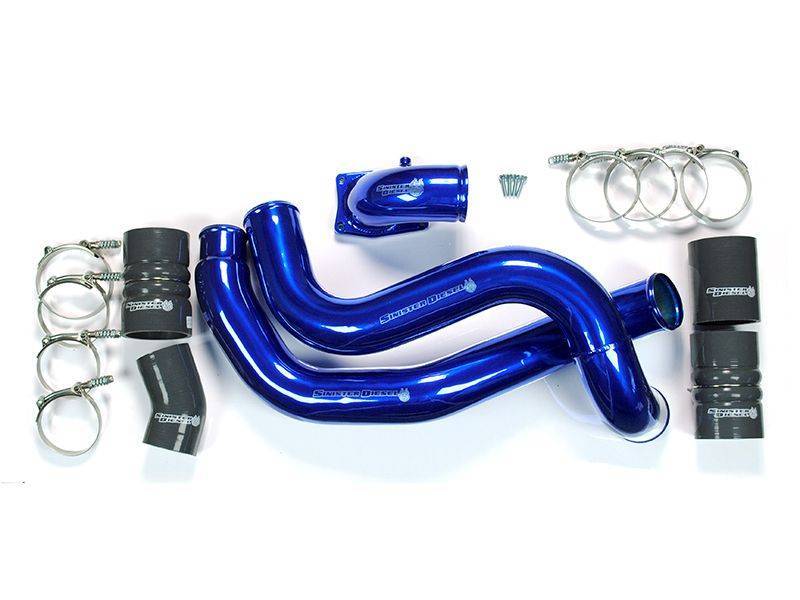 Sinister Diesel 03-07 Ford 6.0L Powerstroke Intercooler Charge Pipe Kit w/Elbow Sinister Diesel Intercooler Pipe Kits  AXOPROS