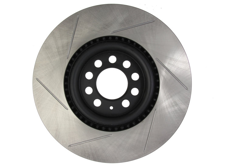 StopTech Power Slot 3/99-06 Audi TT/00-06 TT Quattro / 03-05 VW Golf GTi Left Front Slotted Rotor Stoptech Brake Rotors - Slotted  AXOPROS
