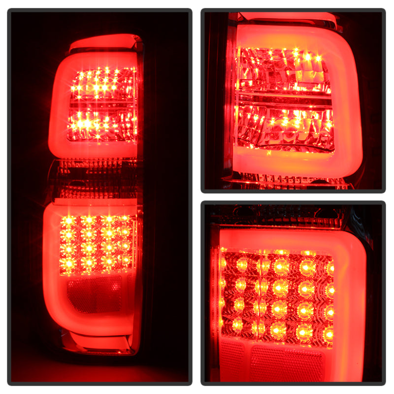 Spyder Toyota Tundra 2014-2016 Light Bar LED Tail Lights Red Smoke ALT-YD-TTU14-LED-RS SPYDER Tail Lights  AXOPROS
